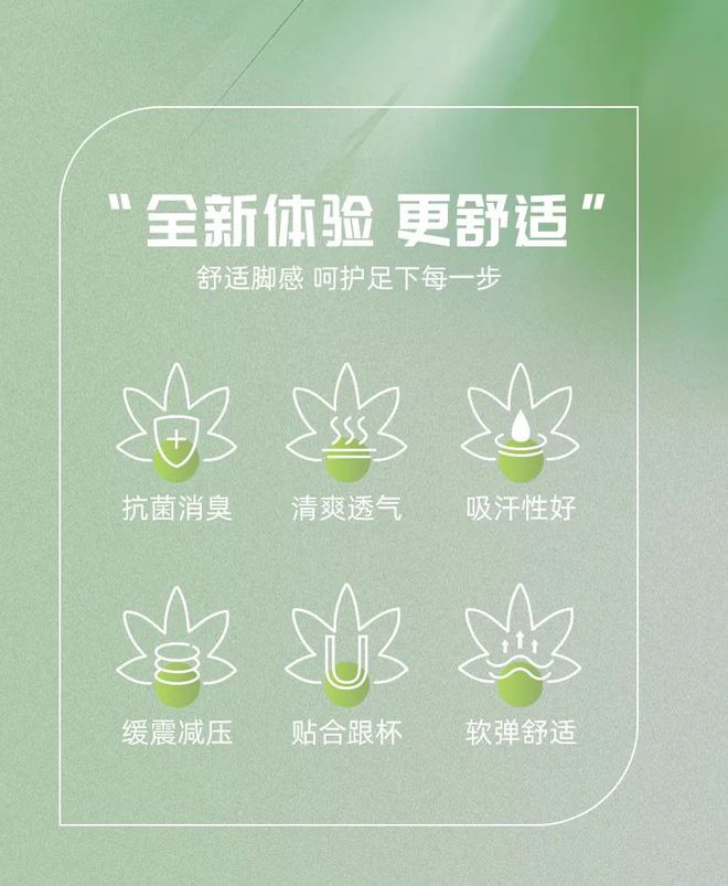 菌鞋垫全方位呵护你的运动健康bsports网页版草本抗(图2)